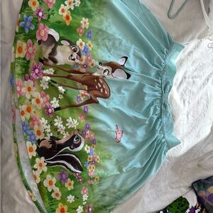 Disney loungefly stitch shop  Bambi Aqua Blue Skirt